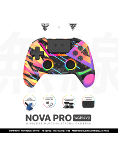Joypad wireless Fantech WGP14V2 NOVA PRO multiplatform Rainbow - 218224