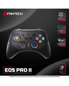 Joypad wireless Fantech WGP15V2 EOS PRO II multiplatform RGB crni