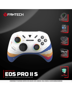 Joypad wireless Fantech WGP15V2S EOS PRO II S Start Two multiplatform RGB beli - 222348