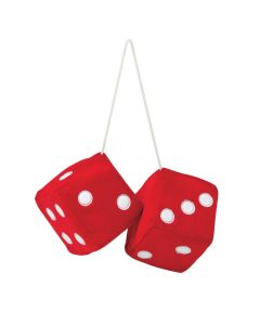 SUMEX Privezak kockice crveno bele velike