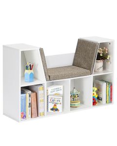 KINDER HOME Dečija polica za odlaganje igračaka i knjiga 3u1 - JVTR-3153