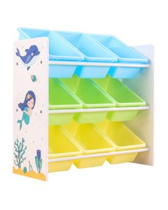 KINDER HOME Polica za igračke i knjige šarena - JVTR-3183