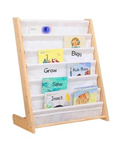 Drveni dečiji organizator sa policama za igračke i knjige - PSI