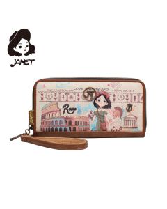 JANET FLOWERY CITY Novčanik damski JW-003B 20x3x10.5