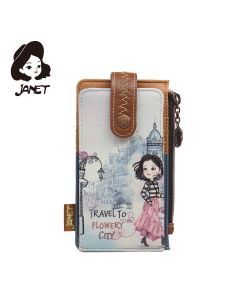 JANET FLOWERY CITY Novčanik damski JW-007B  9x2x16