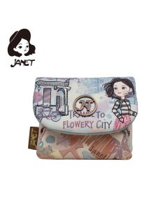JANET FLOWERY CITY Novčanik damski JW-011A 2025 11x4x10