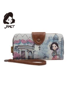 JANET FLOWERY CITY Novčanik damski jw-013c  19.5x3x10
