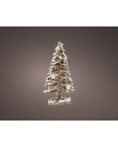 LUMINEO Dekorativna figura jelka 20 LED, ratan - KA481194