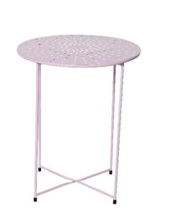 Pomoćni metalni stočić, pastelno ljubičasti, 48cm - KA833696-3