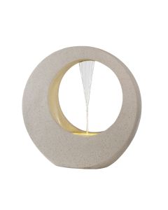 Fontana dekorativna okrugla sa transformatorom, bela, 22.5x72x72cm - KA896662
