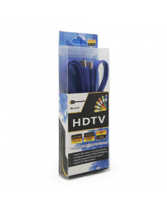 Kabl Flet HDMI na HDMI 1.5m plavi - 38142