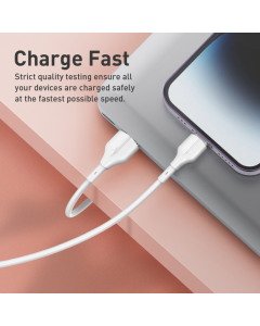 Kabel LDNIO LS841 25W Fast USB na Type-C beli 1m - 611964