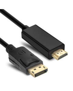 Kabel DP male - HDMI male 1,8m