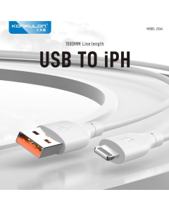 Kabel KONFULON Joko DC64 3A USB na iPhone Lightning beli 1m