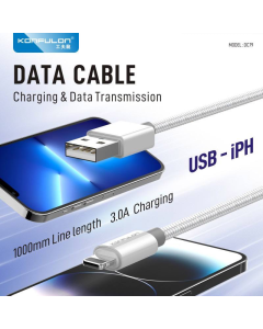 Kabel KONFULON Joko DC79 3A USB na iPhone Lightning beli 1m
