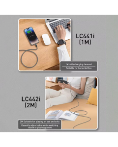 Kabel LDNIO LC442I 30w, Type-C na iPhone Lightning sivi 2m - 613822