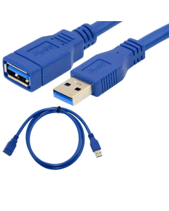 Kabel Sotako USB 3.0 A na A 1.5m plavi