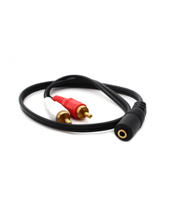 Kabl 2 RCA M na 3.5mm stereo Z JWD-AUDIO7 0.3m - 85484