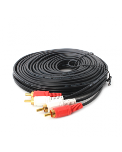 Kabl 2 RCA na 2 RCA bakarni JWD-VIDEO3 10m - 85489-1