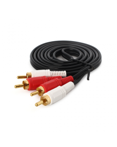 Kabl 2 RCA na 2 RCA bakarni JWD-VIDEO3 1.5m - 85486
