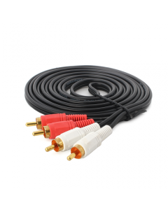 Kabl 2 RCA na 2 RCA bakarni JWD-VIDEO3 3m - 85487-1