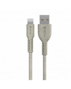 DEVIA Kabl Environment - friendly plant straw Iphone, bela - 21989-1