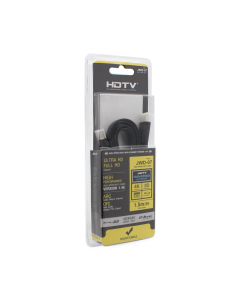 Kabl Flet HDMI na HDMI bakarni 1.5m crni JWD-07 - 74338-1