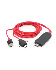 Kabl HDMI na USB type C lightning micro USB 1.5m - 83658