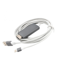 Kabl lightning na HDMI USB 2m sivi - 94231-1