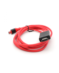 Kabl Type C M na HDMI M 2m JWD-V2 crveni - 75138-1