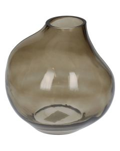 DEKOR DOM Vaza GLASS 15cm KAL-0385 - Brown - KSN