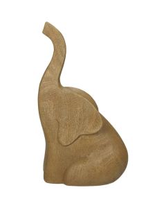 DEKOR DOM Figura SLON 22cm KAL-2025 - Natural - KSN