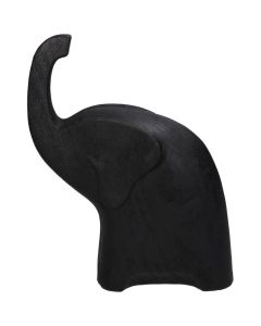 DEKOR DOM Figura SLON 20cm KAL-2027 - Black - KSN