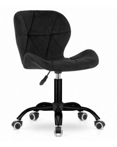 MODERNHOME Kancelarijska stolica ferra sa točkićima black velvet - 3673_1-NOTO-D26