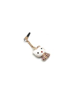 Kapica handsfree 3,5 mm charm Kitty L ljubičasta - 26370-1-1