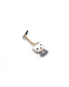 Kapica handsfree 3,5 mm charm Kitty L plava - 26368-1-1