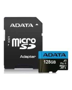 A-DATA Memorijska kartica UHS-I MicroSDXC 128GB class 10 + adapter AUSDX128GUICL10A1-RA1