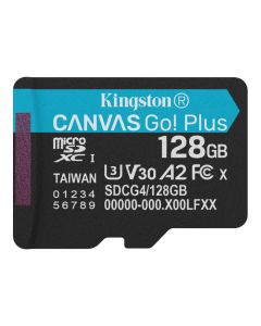 KINGSTON Memorijska kartica U3 V30 microSDXC 128GB Canvas Go Plus 200MB/s A2 SDCG4/128GBSP
