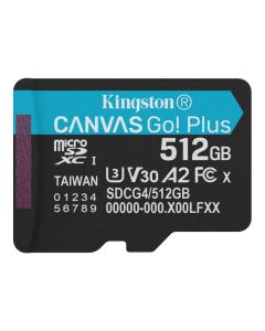 KINGSTON Memorijska kartica U3 V30 microSDXC 512GB Canvas Go Plus 200MB/s A2 SDCG4/512GBSP