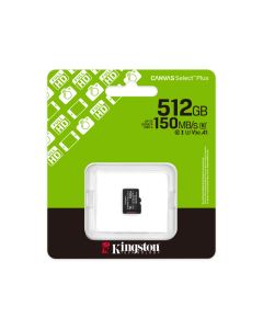 KINGSTON Memorijska kartica U3 V30 SDXC 512GB Canvas Select Plus G3 150R SDCS3/512GBSP