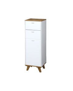 KESPER Kupatilski ormarić 32x28x96cm KSP15992, bela/braon