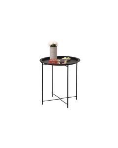 KESPER Sto pomoćni okrugli crni 40 cm - KSP24661