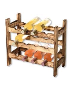 KESPER Polica za vino 12 flaša 49x25x45 cm