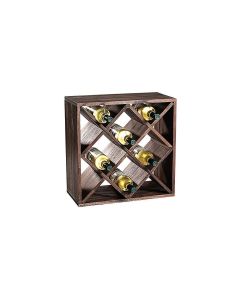 KESPER Polica za vino borovo drvo za 20 boca 50x50x25 cm - KSP69244