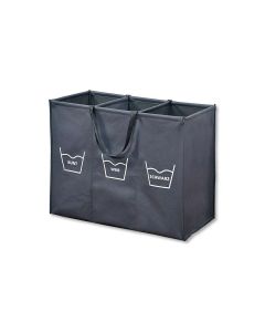 KESPER Korpa za veš sa 3 pregrade bambus okvir 74x36x60cm - KSP19597