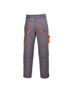MONSUN Radne pantalone Contrast, siva/narandžasta - 54840L