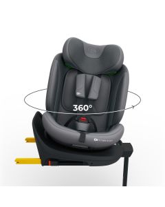 KINDERKRAFT auto sediste i-360 2 plus i size 40-150cm grey