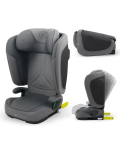 KINDERKRAFT Auto sedište I-size 100-150cm Unity 2, siva