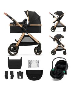 KINDERKRAFT esme pro kolica za bebe 3u1 pure black