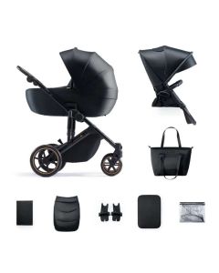 KINDERKRAFT Kolica za bebe 2u1 Prime 2, crna - KSPRIM02BLK2000